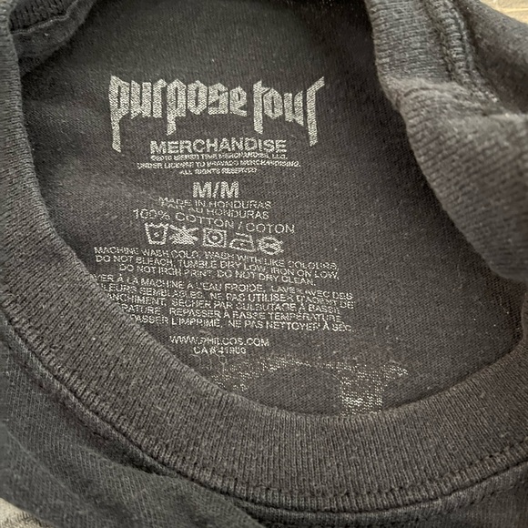 Justin Bieber Purpose tour, “Sorry” long sleeve. - Picture 6 of 6